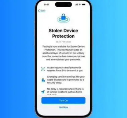 疏附苹果授权维修店分享被盗设备保护功能开启方法