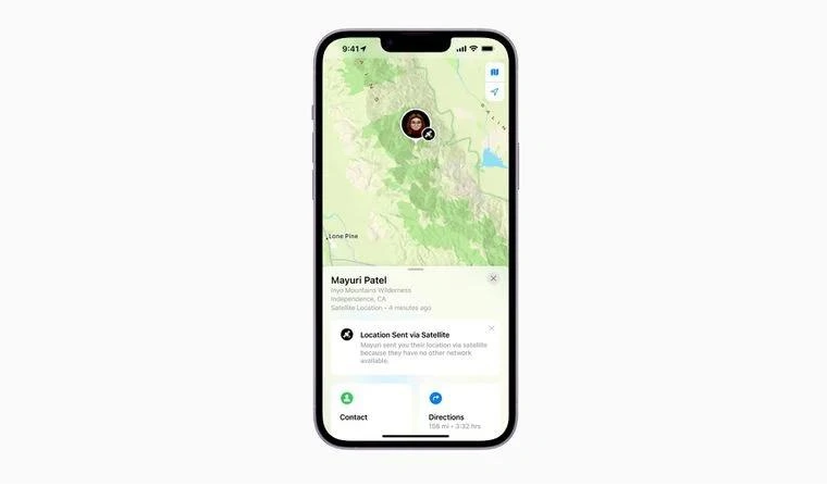 疏附苹果14维修分享iPhone14系列中 FindMy功能通过卫星分享位置方法教程 