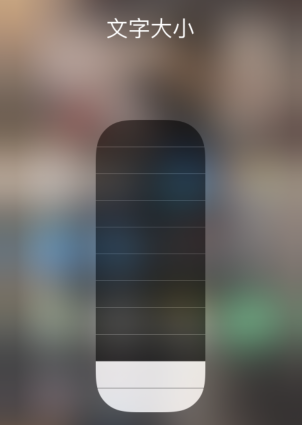 疏附苹果手机维修分享小技巧：在 iPhone 控制中心快速调节字体大小 